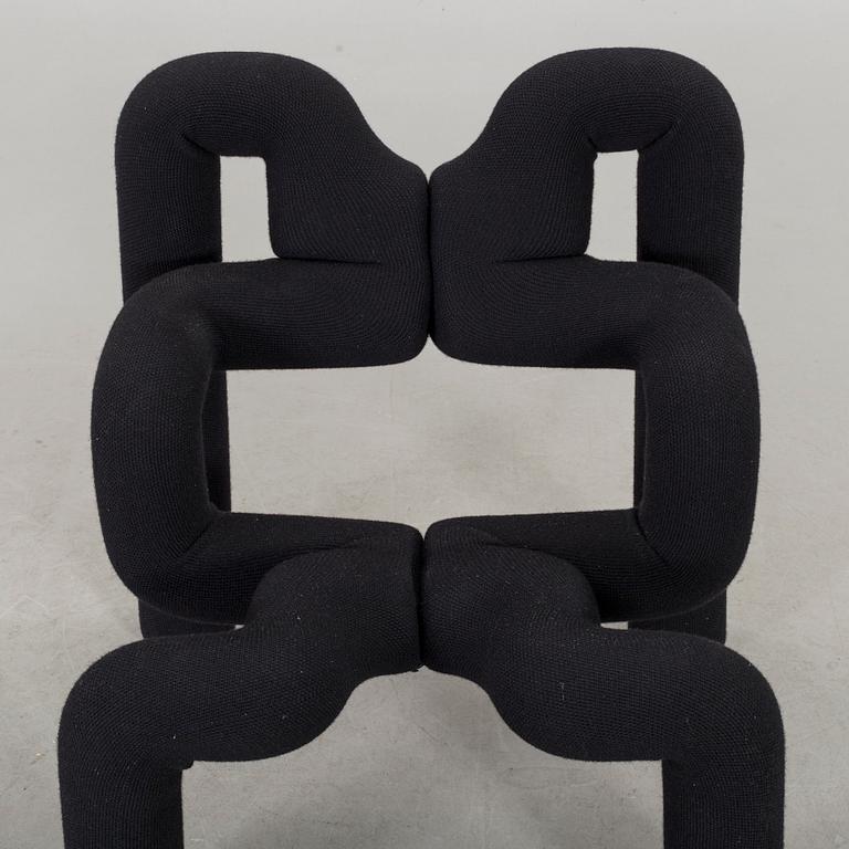 A Terje Ekstrom "Ekstrem" armchair Norwya 1980's.