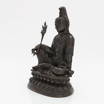 Avalokiteschvara, brons. Qingdynastin, 1700-tal.