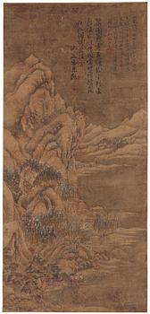 Fan Kuan, A mountain landscape.