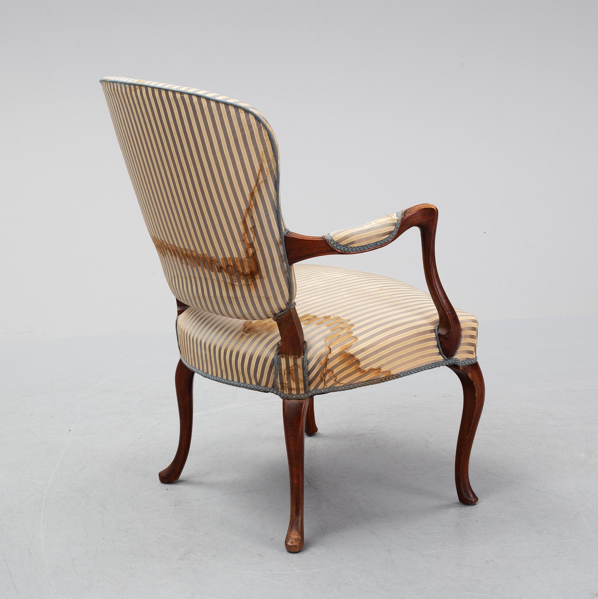 Frits Henningsen, a mahogany armchair, Denmark.