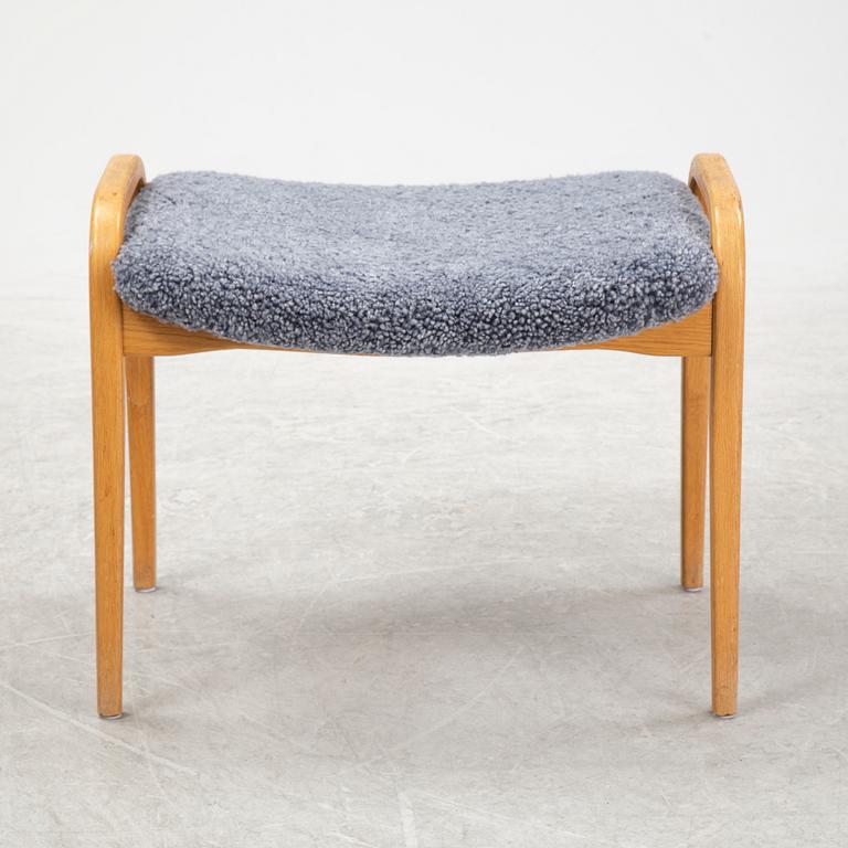 Yngve Ekström, a 'Lamino' oak ottoman, Swedese.