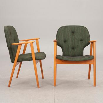 KARMSTOLAR, 1 par, 1960-tal.