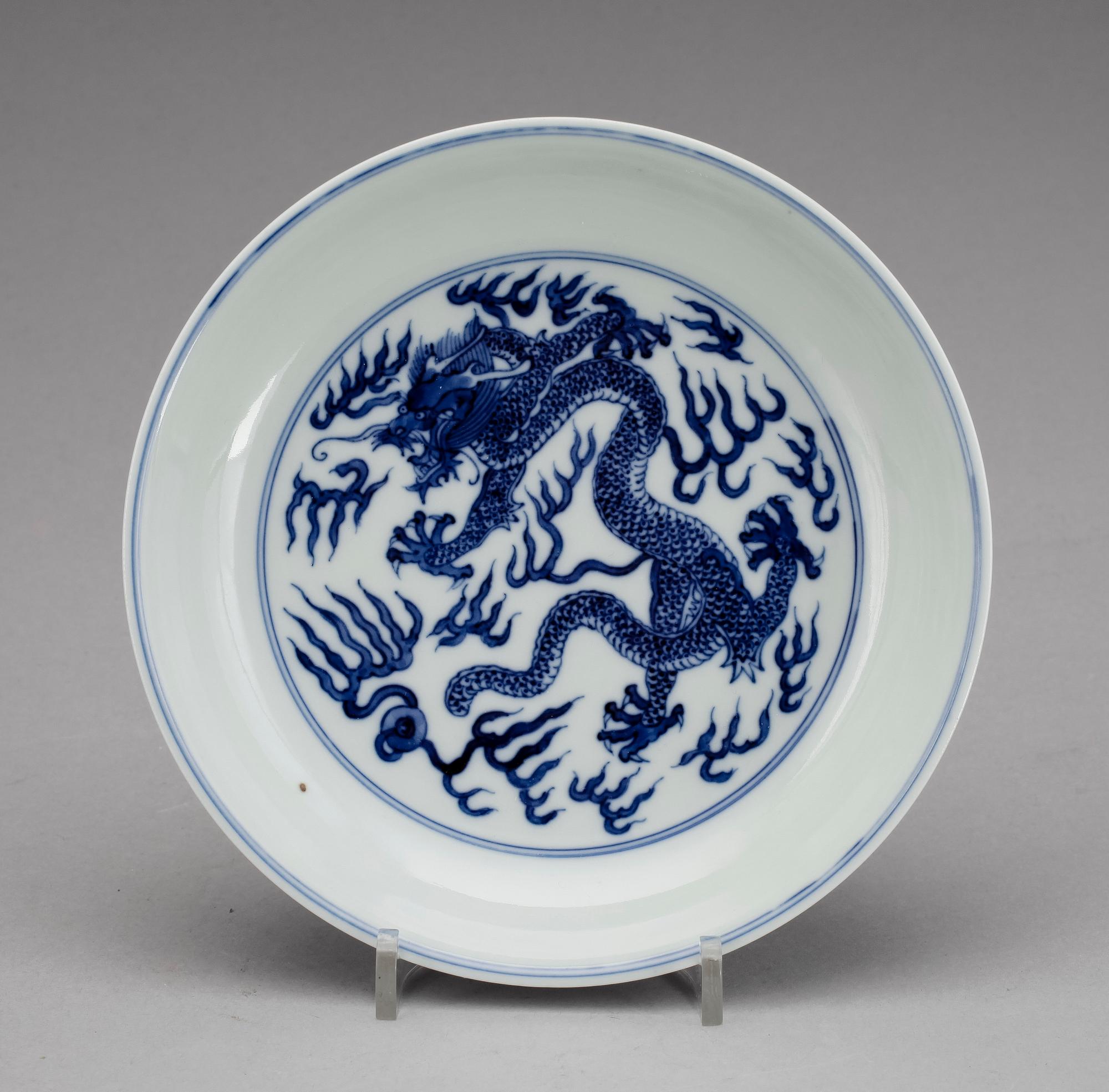 TALLRIK, porslin, Kina, 1900/2000-tal.