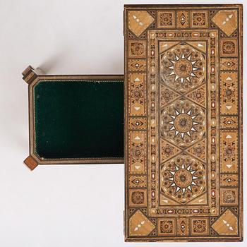 Spelbord, Damaskus Syrien, omkring år 1900.