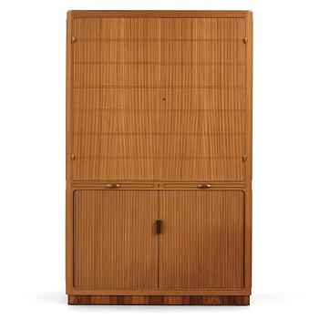 390. David Rosén, a mahogany cabinet, executed as an apprentice examination work by Bo Edlund, Sweden 1950-51.