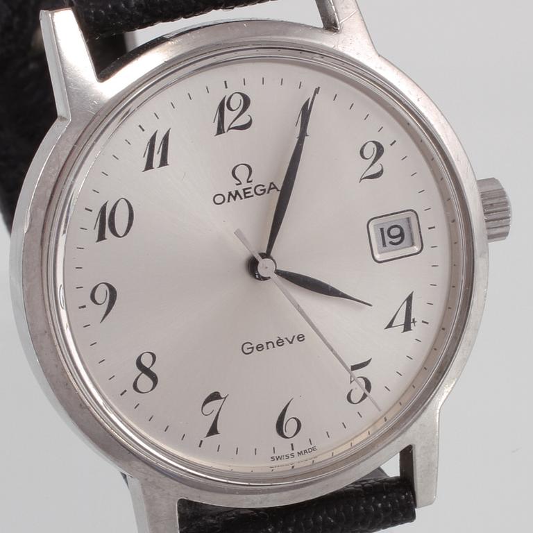 ARMBANDSUR, stål, Omega.