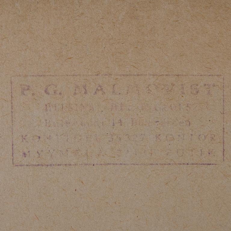 ALBERT EDELFELT, etsning, plåtsignerad.