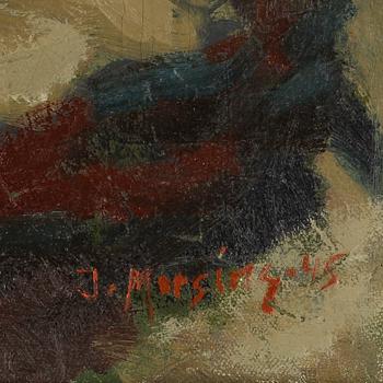 IVAR MORSING, olja på duk, signerad och daterad 1945.