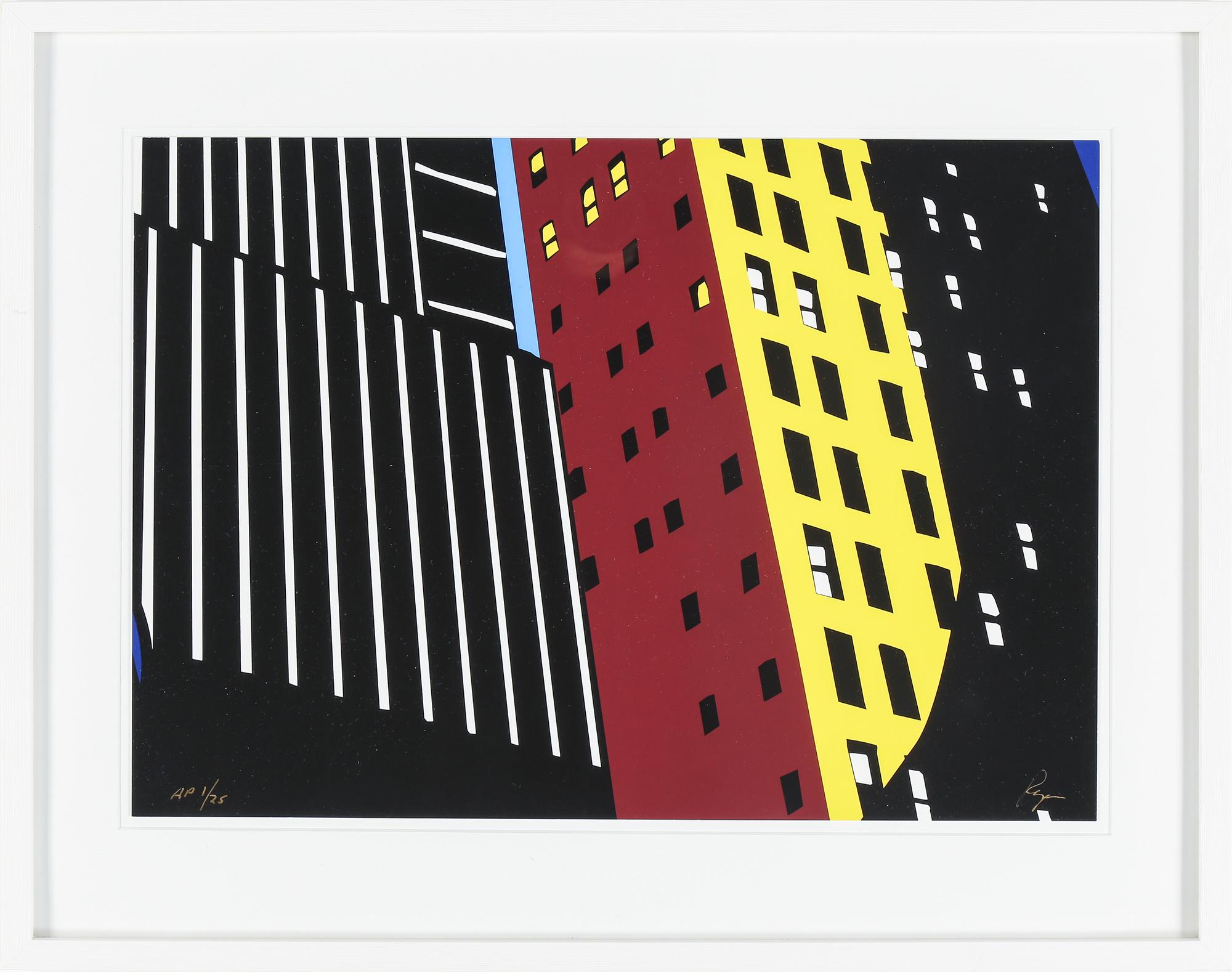 RICHARD RYAN, serigrafi, ur serien "Manhattan Octaves", signerad och numrerad. AP 1/25.