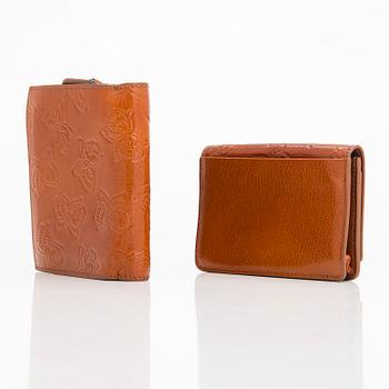 Bottega Veneta, "Settantuno" korthållare och plånbok.