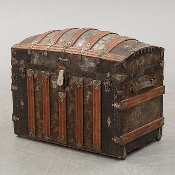 A late 19th century trunk.