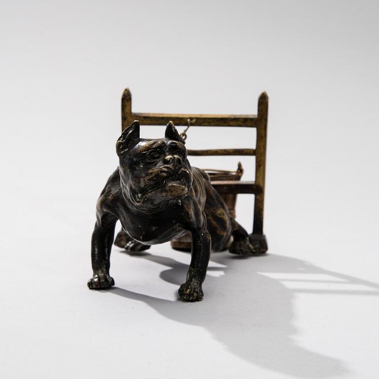 SKULPTUR, mässing, möjligen England sekelskiftet 1800/1900.