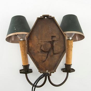 Wall lamp Swedish Modern 1940s.