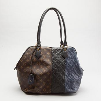 LOUIS VUITTON, a monogram canvas and embossed leather handbag, 2011.