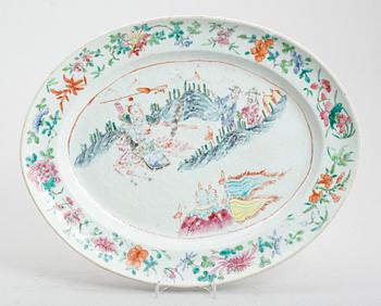 STEKFAT, porslin, Kina, Qianlong 1736-1795.