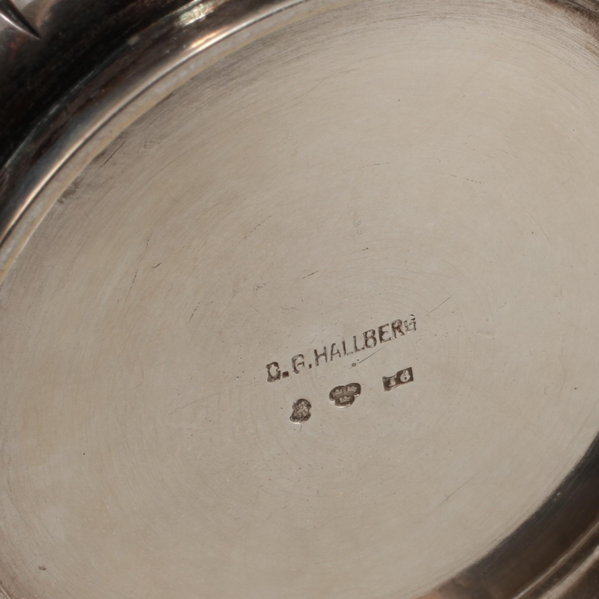 MUGG, silver, C.G Hallberg, 1897. Vikt 145 g.