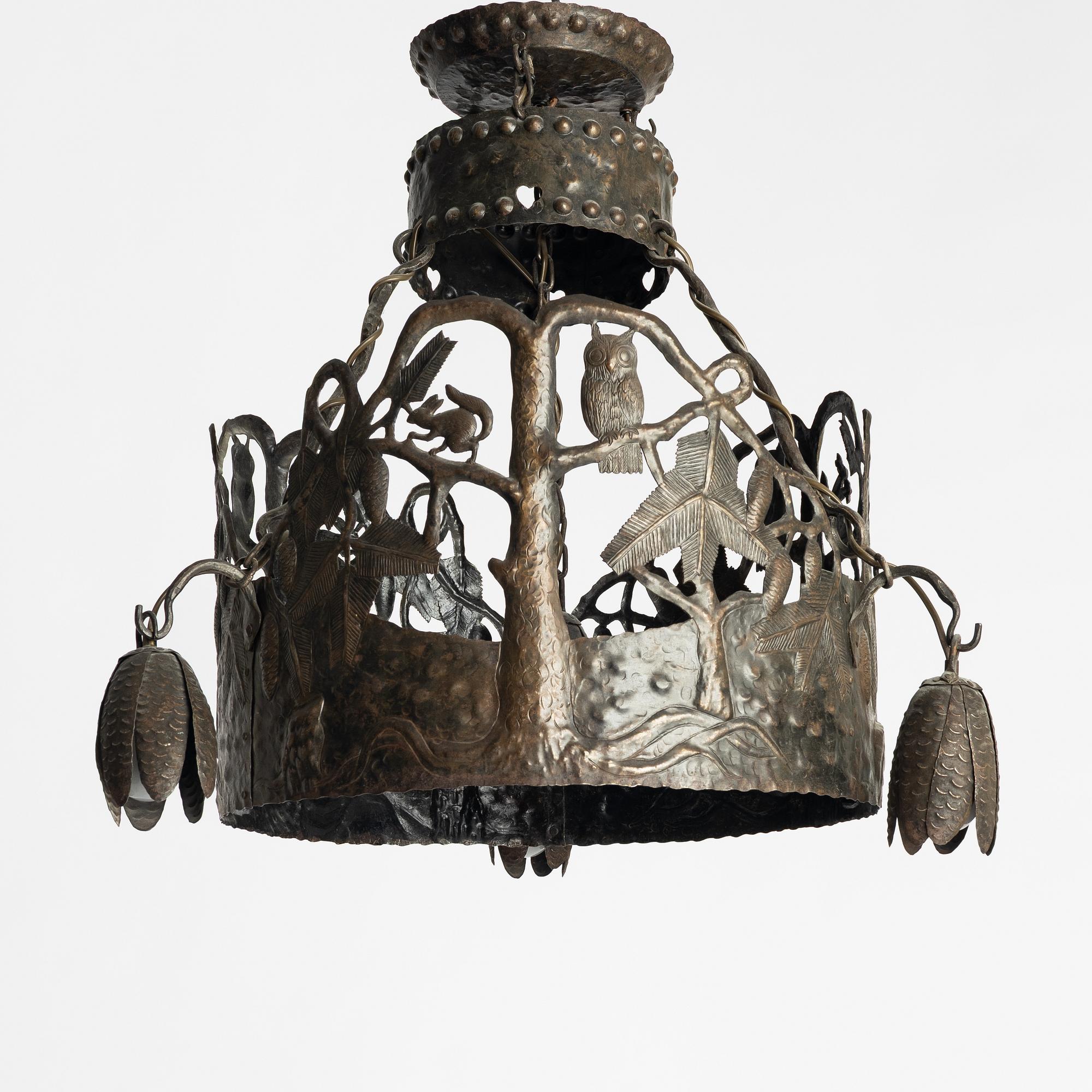 Takkrona, jugend, tidigt 1900-tal.