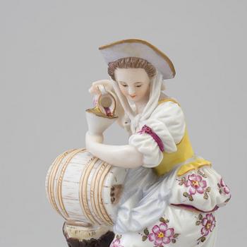 A Rudolstadt porcelain figure, Germany, circa 1900.