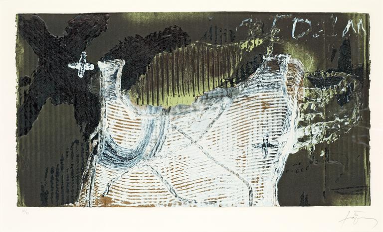Antoni Tàpies, "Peca de roba".