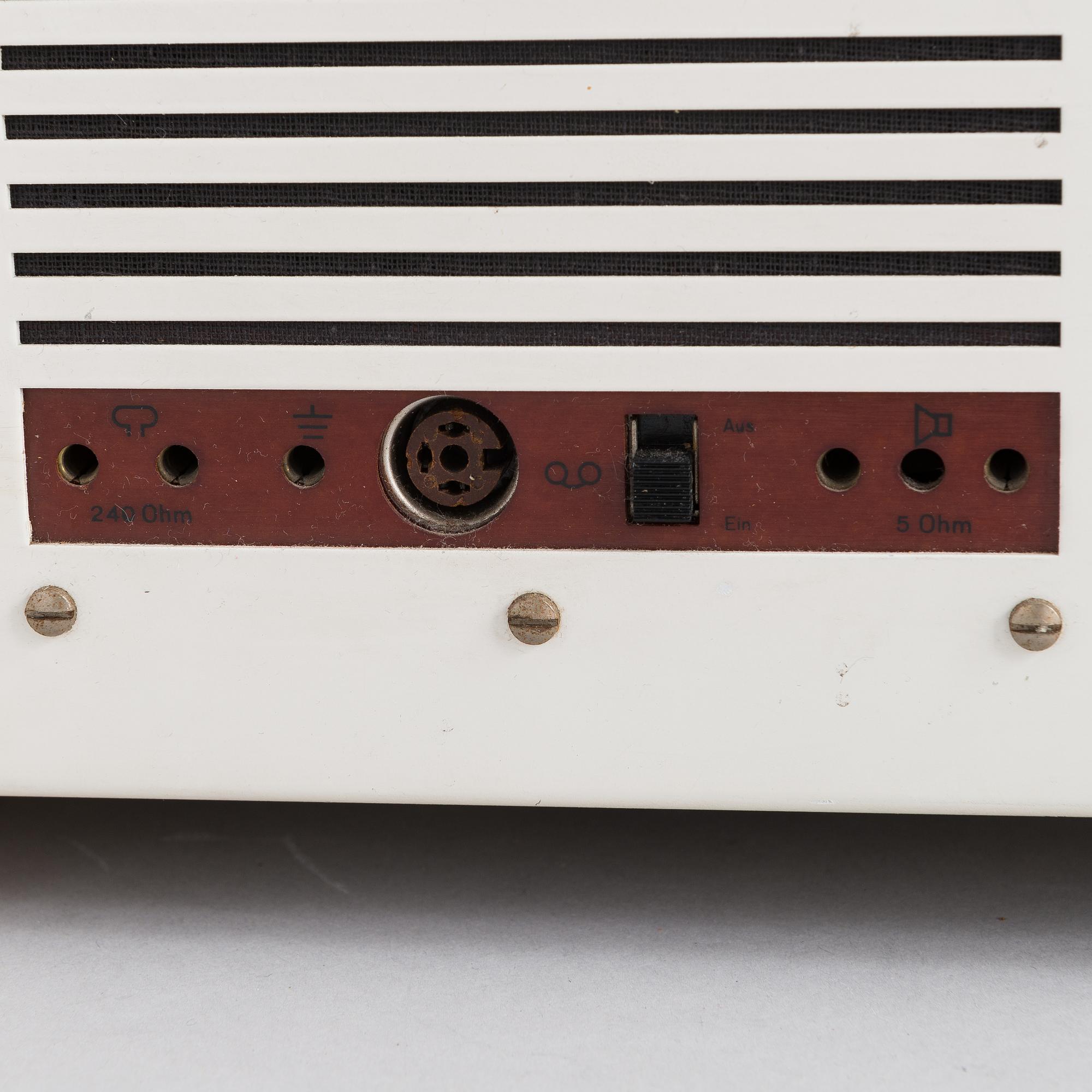 RADIOGRAMMOFON, "Phonosuper SK-5", Hans Gugelot & Dieter Rams, Braun AG, Tyskland, 1950-60-tal.