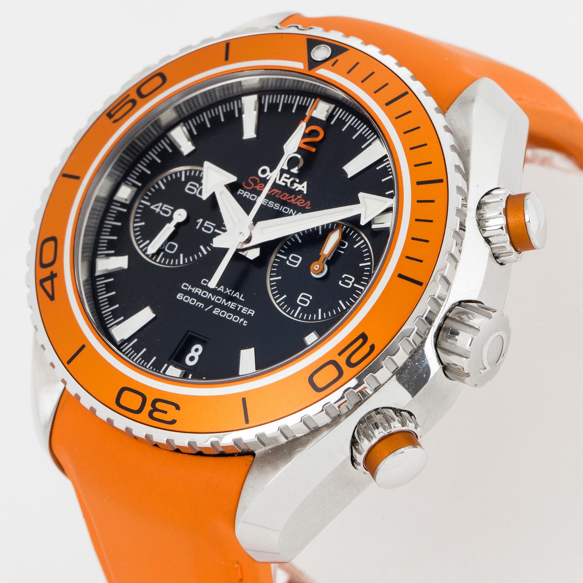 OMEGA Seamaster Professional Planet Ocean 600 M Chronometer wristwatch chronograph 45 5 mm. Bukowskis
