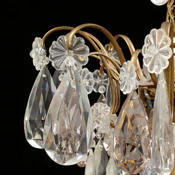 LJUSKRONA, rokokostil, 1900-talets första hälft. Höjd ca 80 cm.