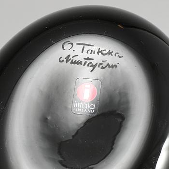 OIVA TOIKKA, a glass bird, Smew (Uivelo) 2002–2006, signed O. Toikka Nuutajärvi.