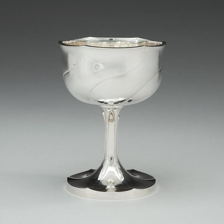 A Gunnar Cyrén sterling goblet, Gävle 1978.