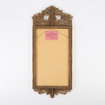 A Gustavian style mirror, mid 20th Century.