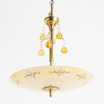 A ceiling lamp, Swedish Modern, 1940s.
