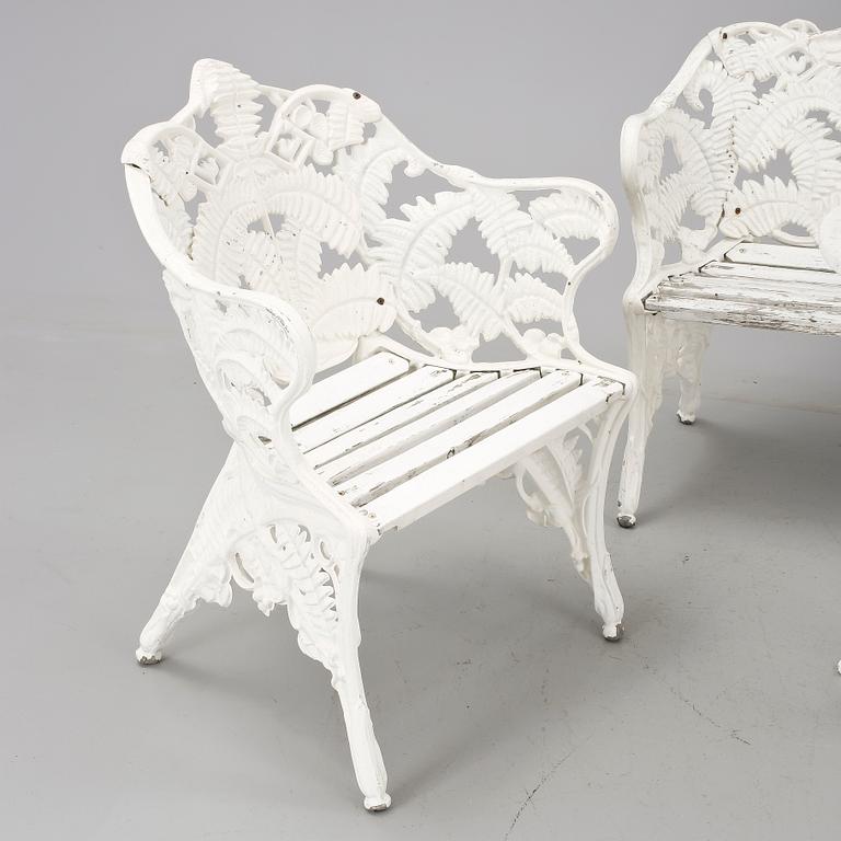 TRÄDGÅRDSGRUPP, 4 delar, Byarum, 1900-talets slut.