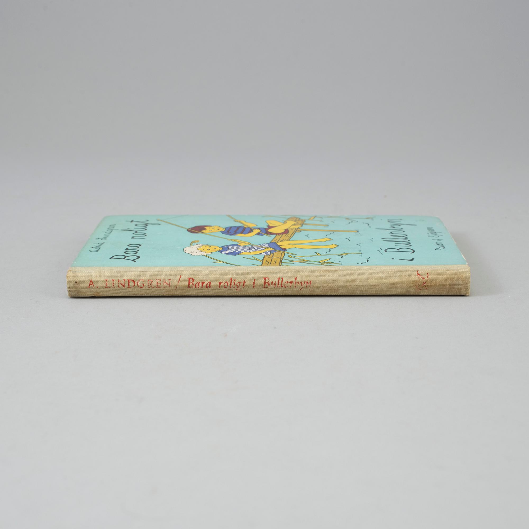 Two books by Astrid Lindgren with dedications from the author.