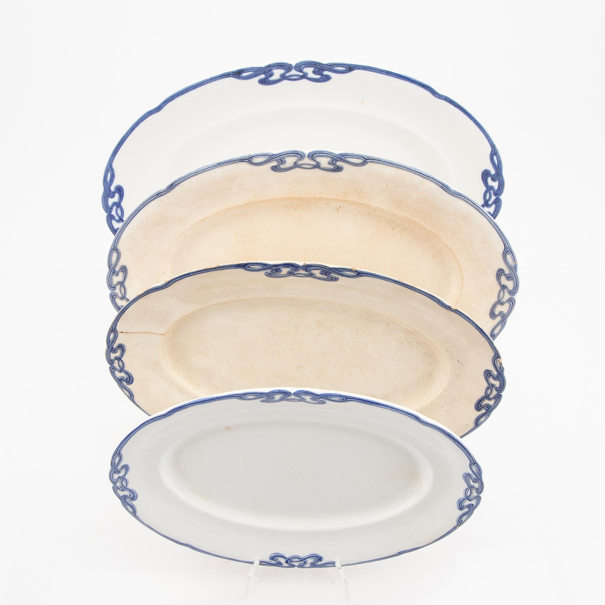 Service 134 dlr "Blaue Olga" flintware, Villeroy & Boch.