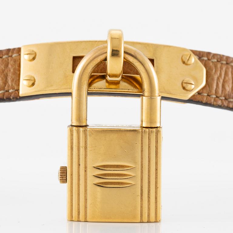 Hermès, wristwatch, "Kelly Lock", 20 x 20 (37.5) mm.