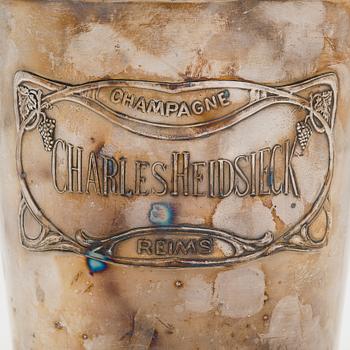 A champagne cooler, Charles Heidsieck, Reims, ca 1920-30s.