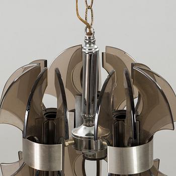 An Italian ceiling lamp for three lights, late 20th century.