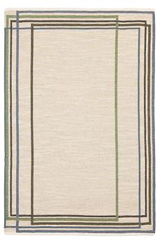 901. CARPET. Flat weave. 247 x 164 cm. Sweden 1950s-60s. Possibly designed by Ingrid Dessau.