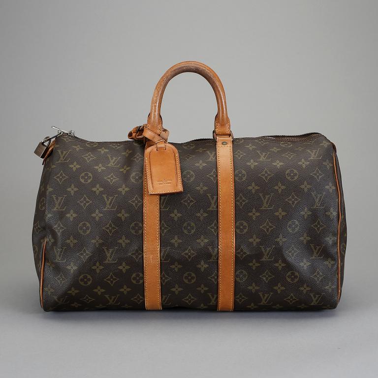 VÄSKA,"Keepall 45". Louis Vuitton.