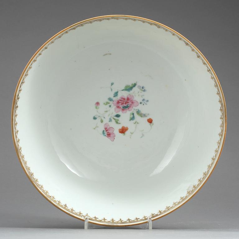 BÅLSKÅL, porslin, Kina, 1700-tal.