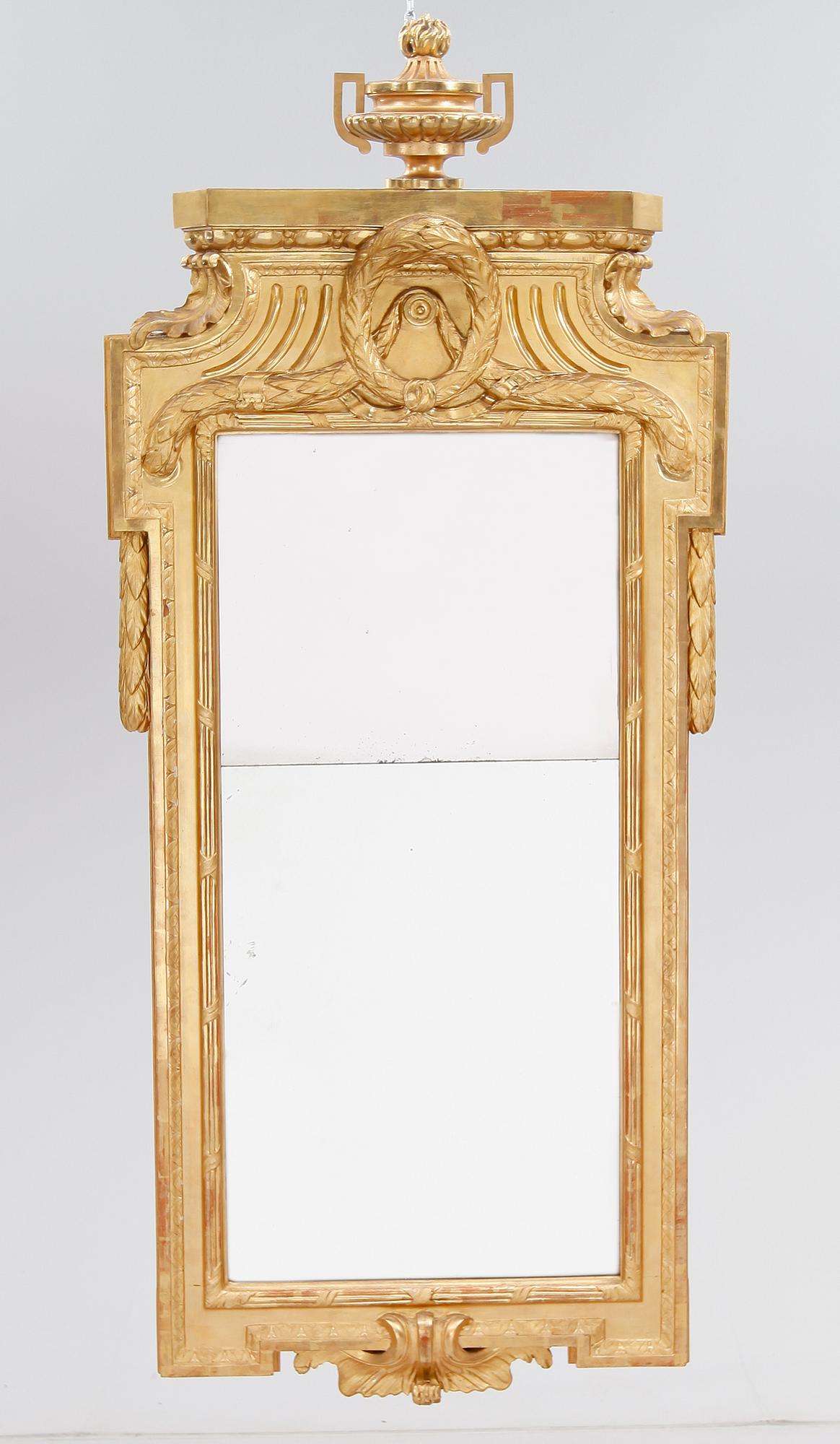 SPEGEL, gustaviansk, Stockholms Hallstämpel 1779.