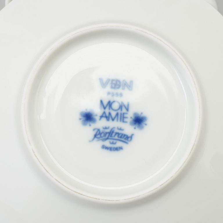 MARIANNE WESTMAN, kaffeservis 15 delar , porslin, "Mon amie" Rörstrand, 1960-tal.