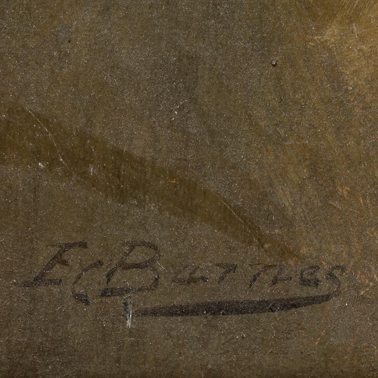 EDWARD CHARLES BARNES, olja på duk, sign.