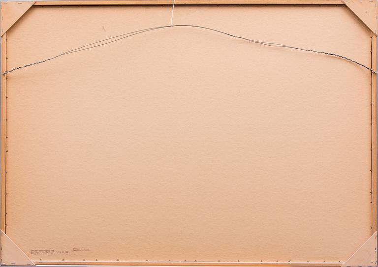 KUUTTI LAVONEN, litografi, signerad och daterad 1980, numrerad 15/30.