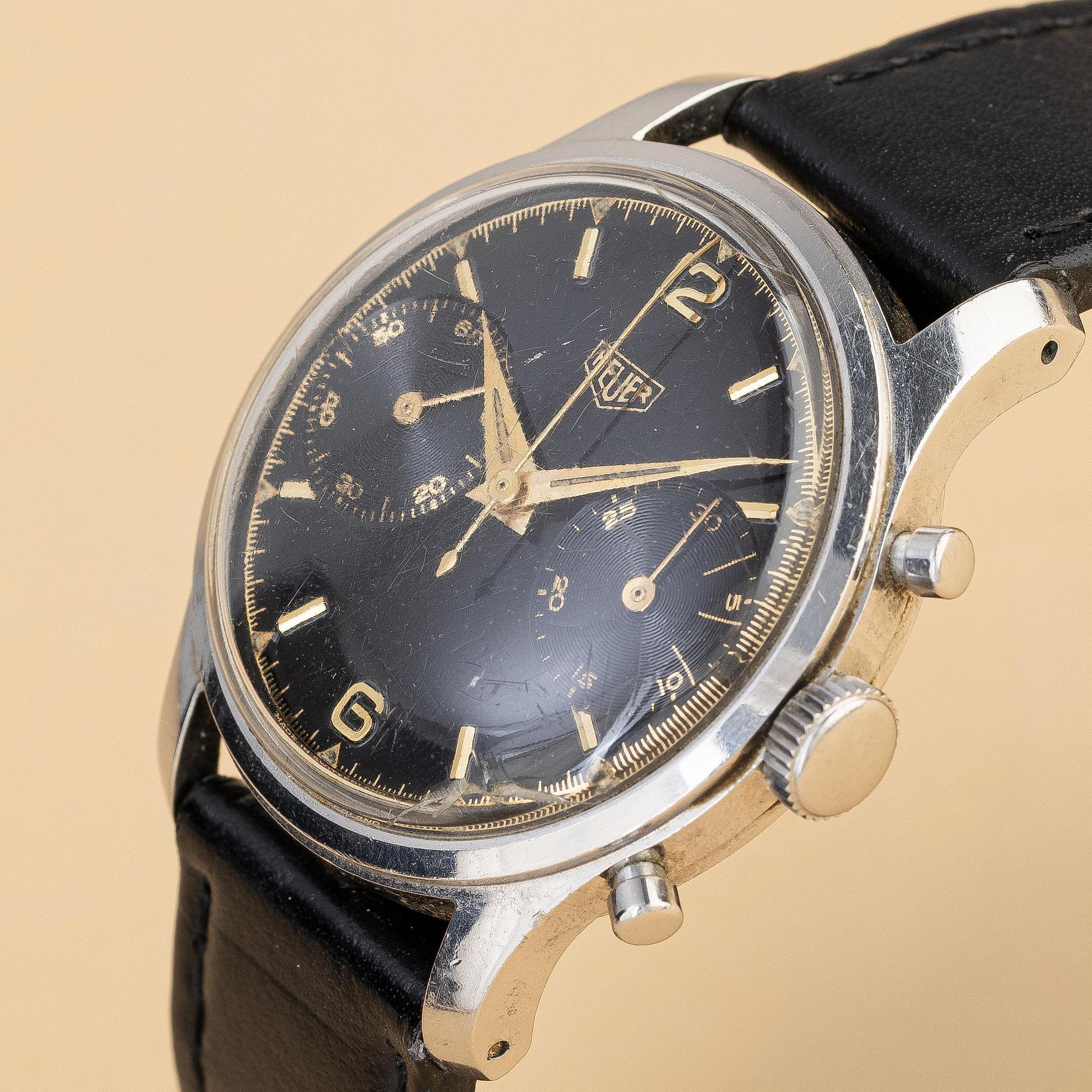 Heuer, "Gilt dial", ca 1961.