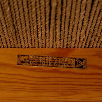 BØRGE MOGENSEN, a pine 'Asserbo' table and eight chairs from Karl Andersson & Söner.