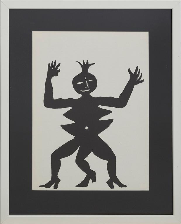 ALEXANDER CALDER, litografi, ur Derrière le Miroir nr 212 1975.