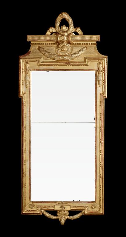 A Gustavian mirror by N. Meunier.