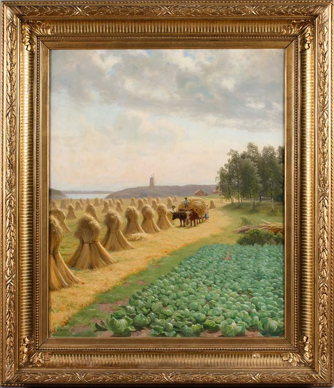 CARL WILHELM JAENSSON, olja på duk, signerad och daterad 1900.