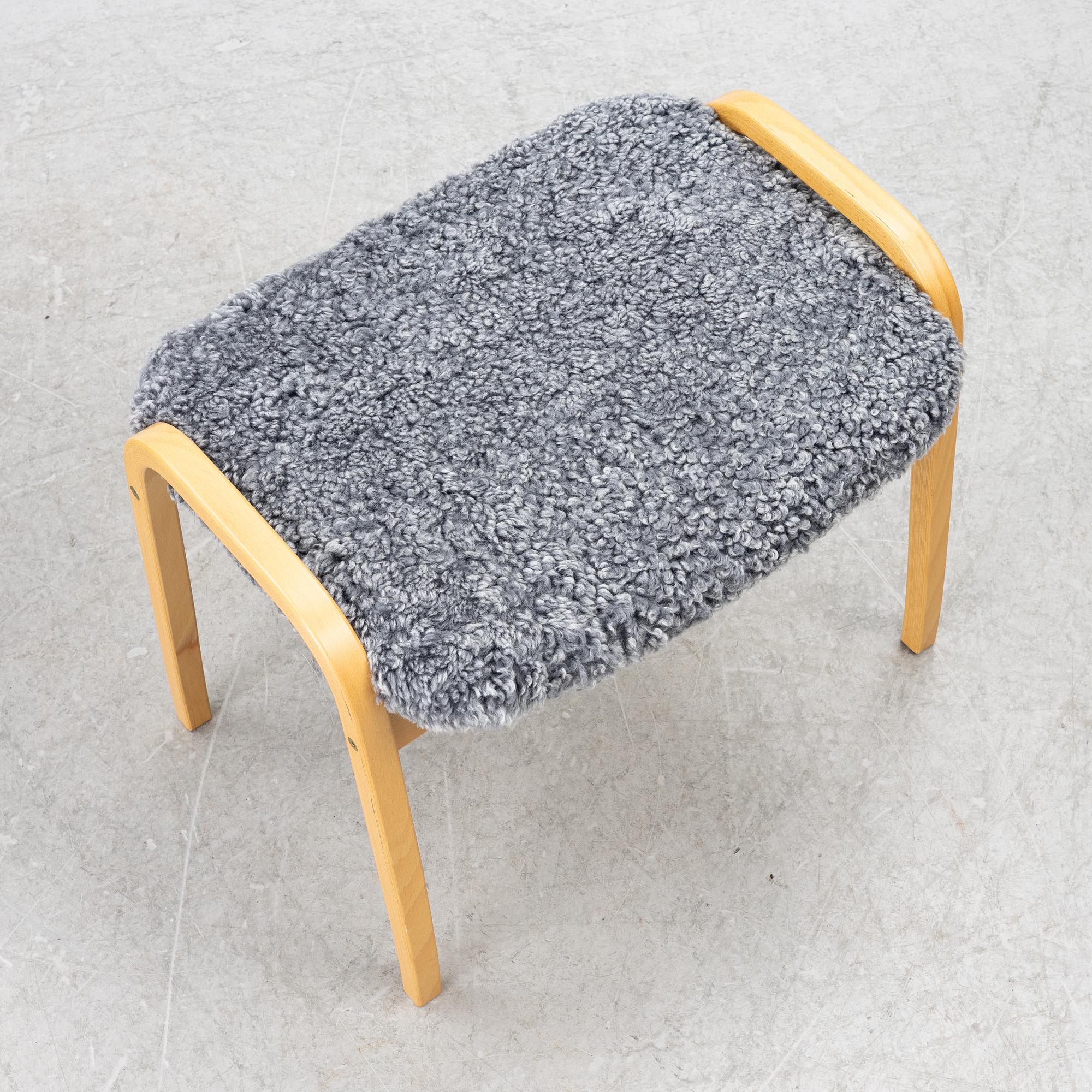 Yngve Ekström, armchair with footstool, 'Lamino', Swedese.