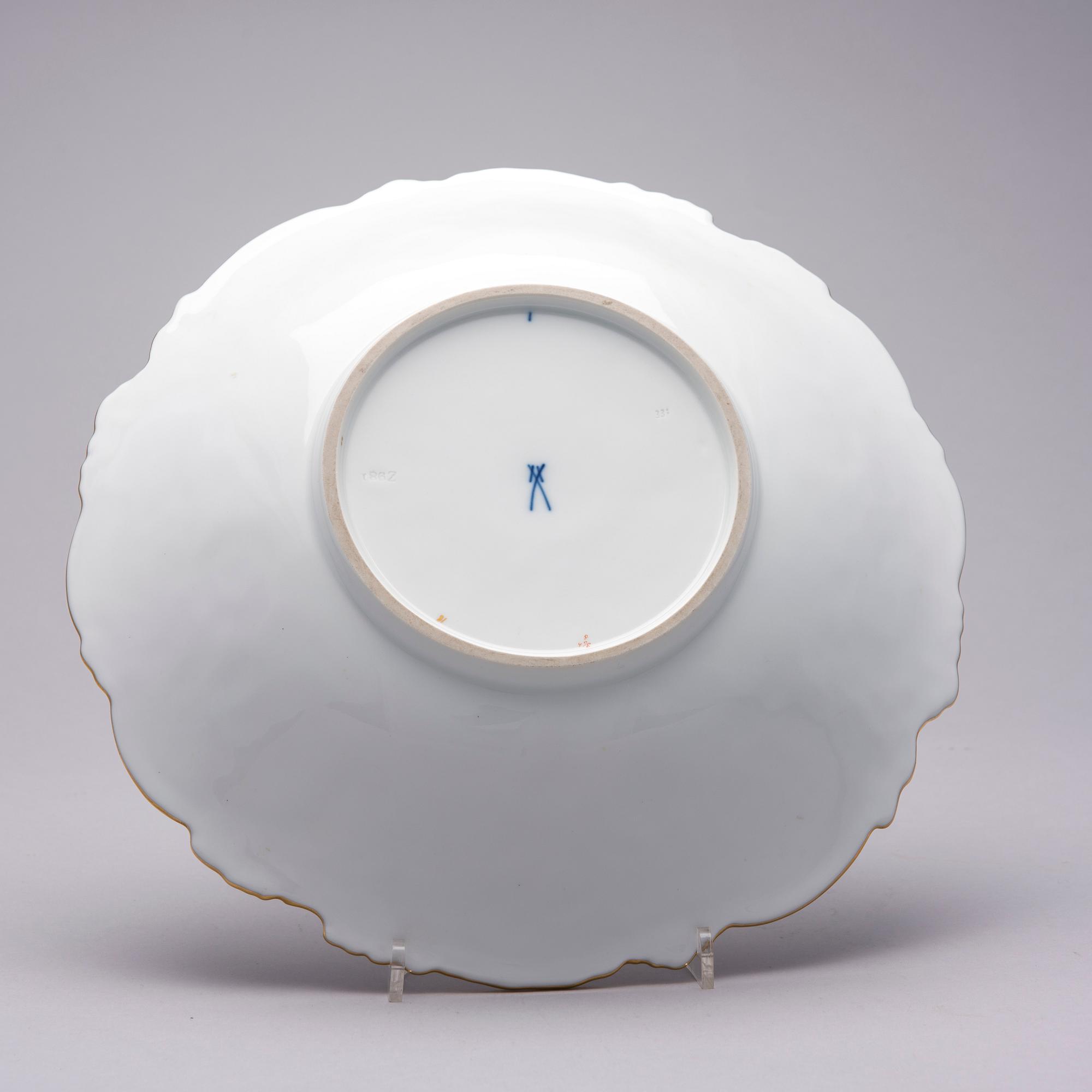 SKÅL, porslin, Meissen, 1900-tal.